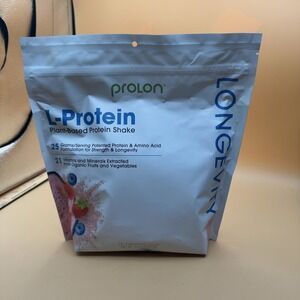 ProLon L-Protein Plant-Based Protein Shake Berry 12 Sachets 19.9 oz